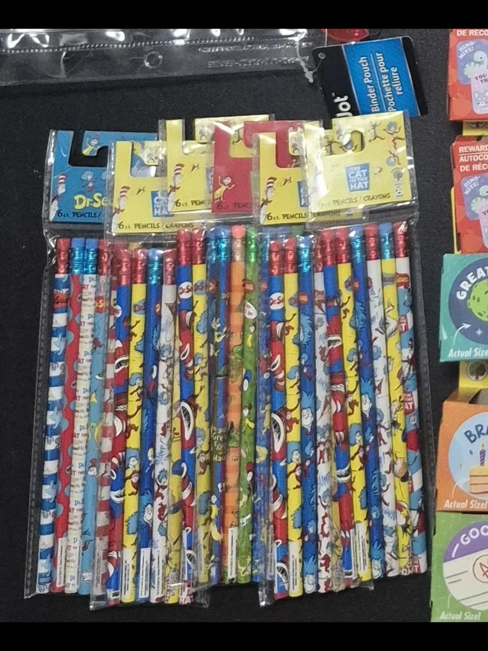 63 Pc School Supply Lot Crayola Frozen Flash Cards Lanyards